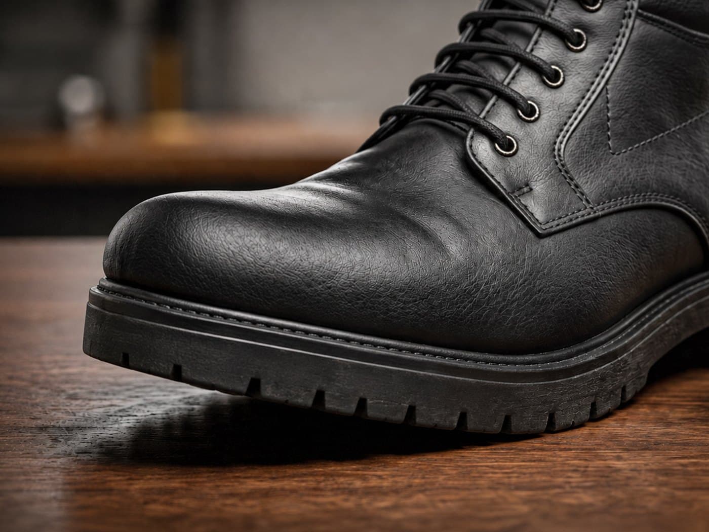 Boot sole repair: an open seam, closed again after